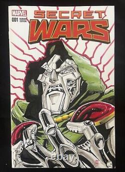 ORIGINAL ART Doctor Doom! Secret Wars #1 (2015) Blank