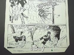 Original Art Oa Paul Smith/bob Wiacek Published Page X-men/alpha Flight #2 1986