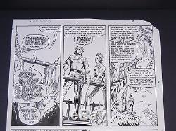 Original Art Oa Star Wars #92 Jan Duursema/tom Mandrake 1985 Page Luke/leia
