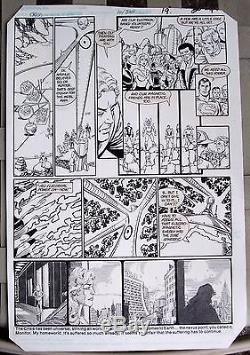 Original Art To Crisis On Infinite Earths 10 Page 15 By George Perez