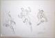 Original Artwork Superman Model Sheet 2 W 3 Action Poses By Artist Ivan Reis