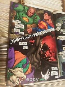 ORIGINAL Art Shane Davis page Inks & signed by Sandra Hope Superman Batman #75