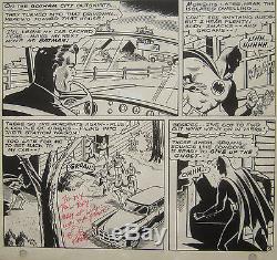 Original Batman Comic Art Bob Kane Sheldon Moldoff Joe Giella Detective Comics