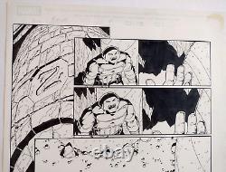 ORIGINAL COMIC ART 2/3 splash Juggernaut New Excalibur # 14 2007 X-Men