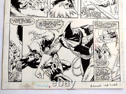 ORIGINAL COMIC ART Avengers West Coast # 78 U. S. Agent ALL ACTION