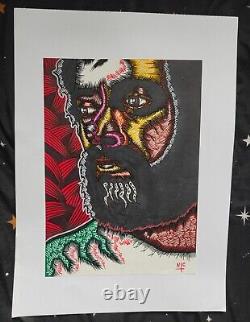 ORIGINAL COMIC ART, a4, INCH INK PENS ON ART PAPER, Terence McKenna