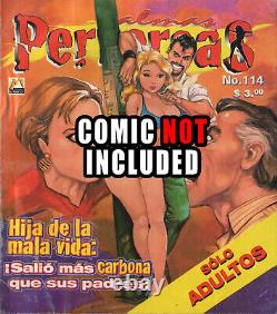 ORIGINAL PINUP PAINTING COMIC ART by OSCAR BAZALDUA & SILVA Almas Perversas #114