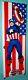 Original 6 Foot 1991 Captain America Marvel Comics Poster 1 Romita Art/avengers
