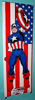 Original 6 FOOT 1991 Captain America Marvel Comics poster 1 Romita art/Avengers