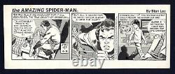 Original Amazing Spider-man Daily Comic Strip Art 1984 Fred Kida Art Free Ship