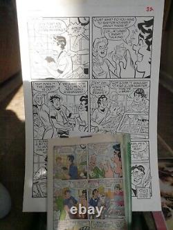 Original Archie Comic Art Full 6 Page Story Al Milgrom Al Bigley! +archie Comic