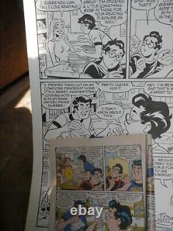 Original Archie Comic Art Full 6 Page Story Al Milgrom Al Bigley! +archie Comic