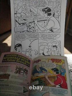 Original Archie Comic Art Full 6 Page Story Al Milgrom Al Bigley! +archie Comic