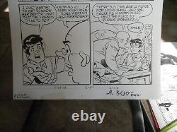 Original Archie Comic Art Full 6 Page Story Al Milgrom Al Bigley! +archie Comic