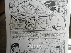 Original Archie Comic Art Full 6 Page Story Al Milgrom Al Bigley! +archie Comic