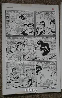 Original Archie Comic Art Full 6 Page Story Al Milgrom Al Bigley! +archie Comic