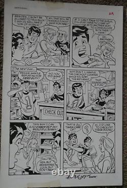 Original Archie Comic Art Full 6 Page Story Al Milgrom Al Bigley! +archie Comic