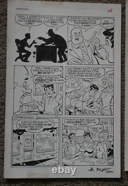 Original Archie Comic Art Full 6 Page Story Al Milgrom Al Bigley! +archie Comic