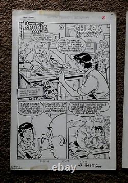 Original Archie Comic Art Full 6 Page Story Al Milgrom Al Bigley! +archie Comic