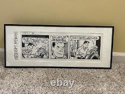 Original Art 1982 Dick Tracy Comic Strip Daily Rick Fletcher Chicago Tribune
