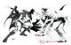 Original Art Batman V Joker Bill Sienkiewicz 6.5x12 Sketch Dc Comic Super Rare