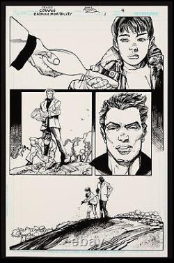 Original Art Batman Mortality #1 (2011) 7 Pages by Denys Cowan & John Floyd