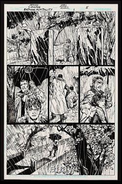 Original Art Batman Mortality #1 (2011) 7 Pages by Denys Cowan & John Floyd