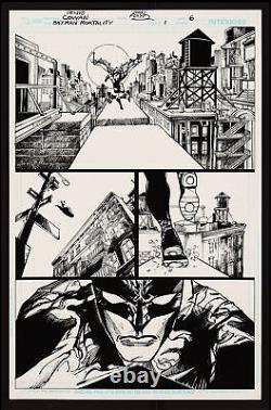 Original Art Batman Mortality #1 (2011) 7 Pages by Denys Cowan & John Floyd