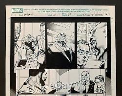 Original Art DAREDEVIL #27 Adriano DI BENEDETTO inks, Mike HAWTHORNE, Kingpin