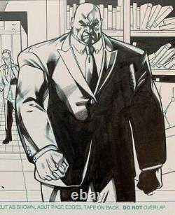 Original Art DAREDEVIL #27 Adriano DI BENEDETTO inks, Mike HAWTHORNE, Kingpin