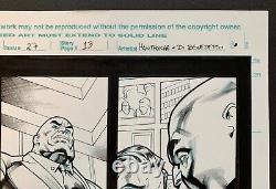 Original Art DAREDEVIL #27 Adriano DI BENEDETTO inks, Mike HAWTHORNE, Kingpin