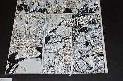 Original Art Fantastic Four 349 Art Adams Spider-Man Hulk Wolverine Ghost Rider