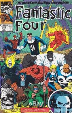 Original Art Fantastic Four 349 Art Adams Spider-Man Hulk Wolverine Ghost Rider