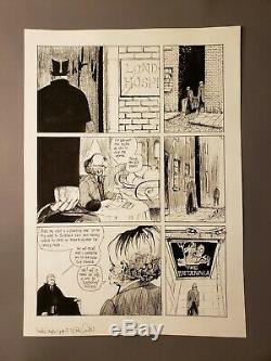 Original Art From Hell Alan Moore Eddie Campbell Jack The Ripper Ch. 5 Pp 12 13