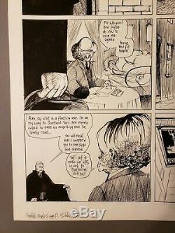 Original Art From Hell Alan Moore Eddie Campbell Jack The Ripper Ch. 5 Pp 12 13