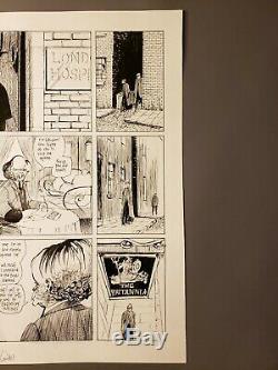 Original Art From Hell Alan Moore Eddie Campbell Jack The Ripper Ch. 5 Pp 12 13