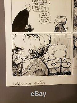 Original Art From Hell Alan Moore Eddie Campbell Jack The Ripper Ch. 5 Pp 12 13