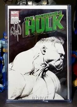 Original Art Hulk by Whilce Portacio on comic cover Very Rare