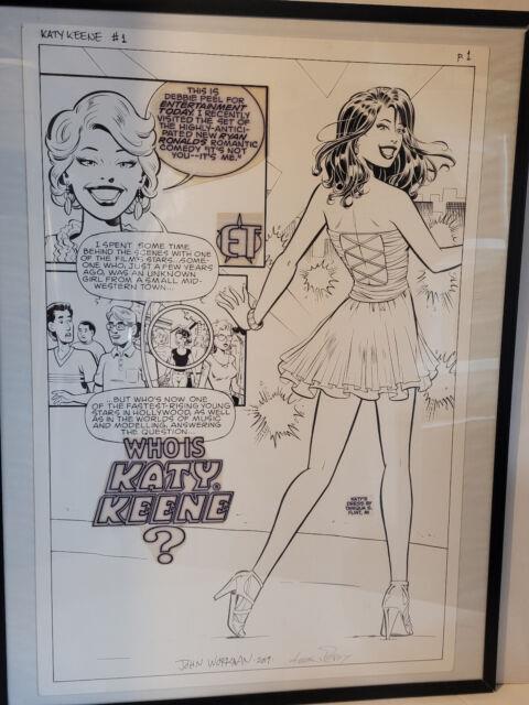 Original Art Katy Keene #1 Pg 1 Signed Andrew Pepoy And John Workman