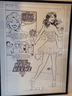 Original Art KATY KEENE #1 Pg 1 Signed Andrew Pepoy and John Workman Original Art KATY KEENE #1 Pg 1 Signed Andrew Pepoy and John Workman