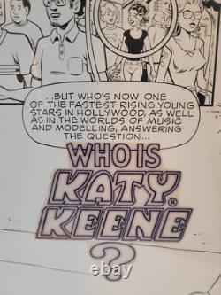Original Art KATY KEENE #1 Pg 1 Signed Andrew Pepoy and John Workman Original Art KATY KEENE #1 Pg 1 Signed Andrew Pepoy and John Workman