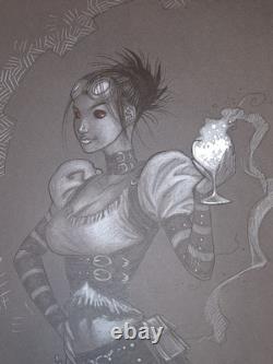 Original Art Lady Mechanika by Micah Gunnell Aspen Comics Dreamwave Productions
