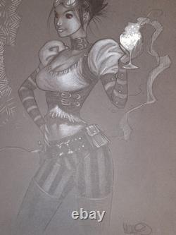 Original Art Lady Mechanika by Micah Gunnell Aspen Comics Dreamwave Productions