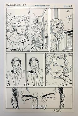 Original Art PROTECTORS, INC. #7, pg. 5, Gordon PURCELL, Andrew PEPOY (signed)