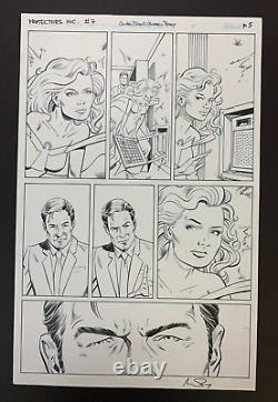 Original Art PROTECTORS, INC. #7, pg. 5, Gordon PURCELL, Andrew PEPOY (signed)