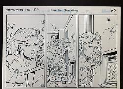 Original Art PROTECTORS, INC. #7, pg. 5, Gordon PURCELL, Andrew PEPOY (signed)