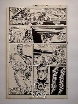 Original Art! PUNISHER # 20 page 10 Punisher in ACTION scenes! 129 1