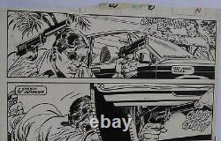 Original Art! PUNISHER # 20 page 10 Punisher in ACTION scenes! 129 1