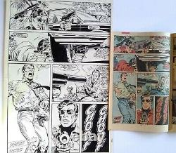 Original Art! PUNISHER # 20 page 10 Punisher in ACTION scenes! 129 1