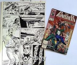 Original Art! PUNISHER # 20 page 10 Punisher in ACTION scenes! 129 1